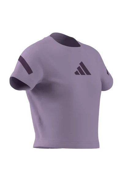 adidas Çocuk  Mor  T-shirt JG Z.N.E BABY T JW2408 - Resim 8