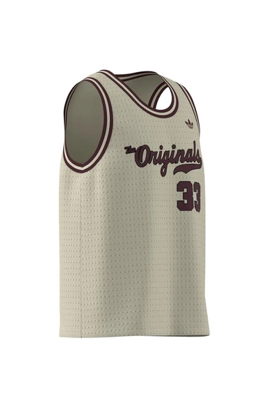 adidas  Erkek  Bej  T-shirt OG Jersey JM9953 - Resim 11