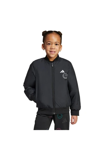 adidas  Çocuk  Siyah  Ceket LK SMI JACKET JL8839 - Resim 2