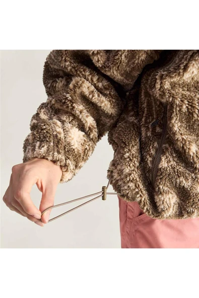 adidas Kadın  Bej  Mont aSMC PRINT FLZ JM3675 - Resim 7