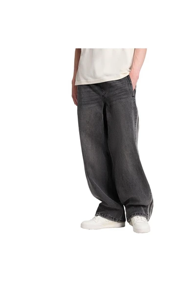 adidas Erkek  Siyah  Eşofman Altı ADILENIUM DENIM KF8543 - 2