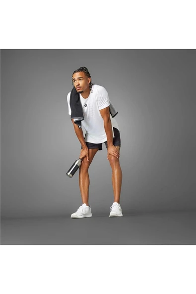 adidas Erkek  Beyaz  T-shirt AIRCHILL TEE JE5747 - Resim 10