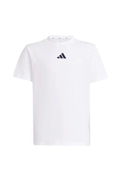 adidas  Çocuk  Beyaz  T-shirt J SL TEE 160 JC9774 ürün görseli 1