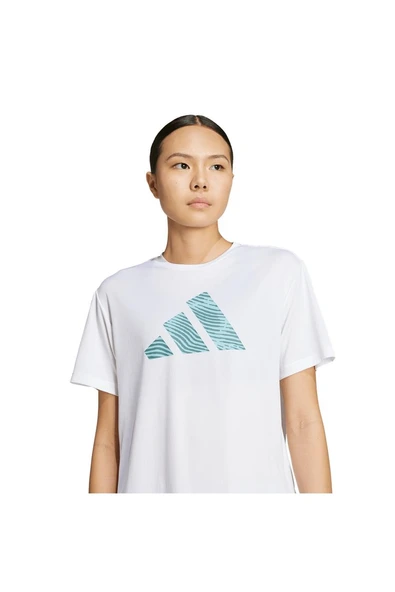 adidas Kadın Beyaz T-shirt adi365 E BL T W JN6137 - 6