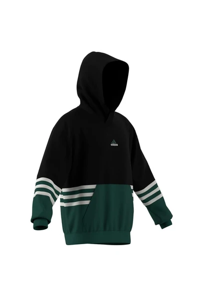 adidas  Erkek Siyah  Sweatshirt ARCHIVE HOODIE JY2798 - Resim 9