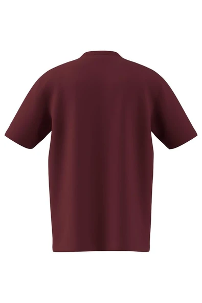 adidas  Erkek Bordo  T-shirt GRAPHIC LO SS T JX8175 - Resim 10