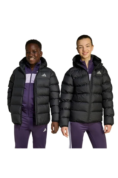 adidas  Çocuk Siyah  Mont J SD JKT JL7430 - Resim 8