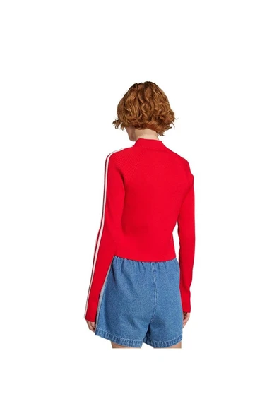 adidas Kadın  Kırmızı  Ceket SLIM KNIT TT JY2598 - Resim 3