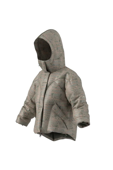 adidas Kadın  Bej  Mont aSMC M PUF JKTP JX6787 - Resim 12