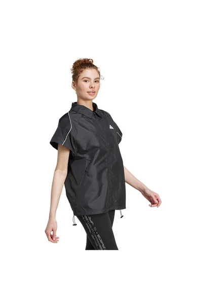 adidas  Kadın Siyah  Polo T-shirt W STADIUM COVER JL6889 - 4