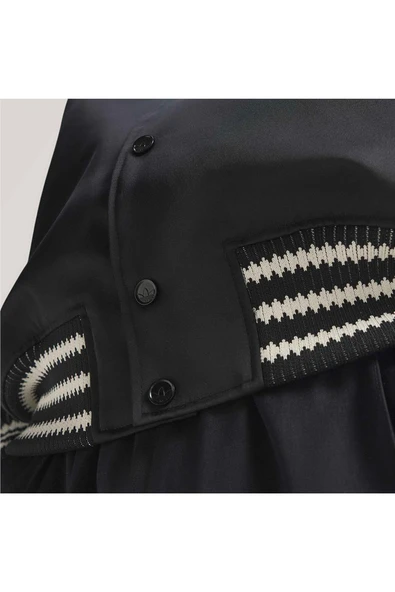 adidas Erkek  Siyah  Ceket BOMBER JKT JV7624 - Resim 7