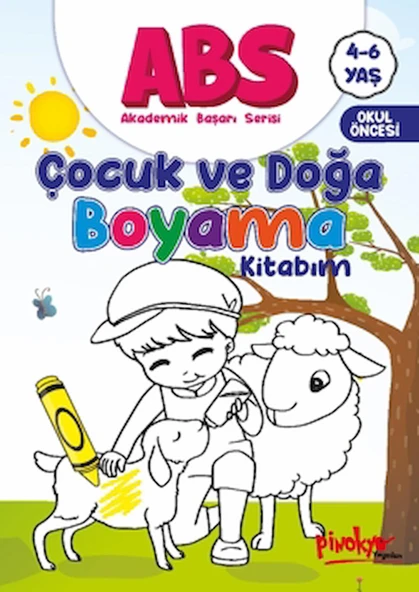 Pinokyo / Abs Çocuk Ve Doğa Boyama Kitabı 4 - 6 Yaş ürün görseli