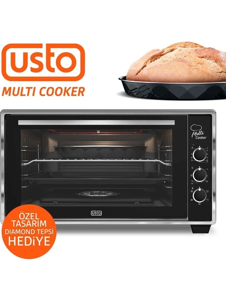 Usto 2115 Multi Cooker 50 lt Midi Fırın - 4