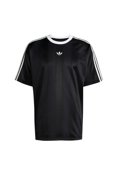 adidas  Erkek Siyah  T-shirt JACQUARD JERSEY JW5876