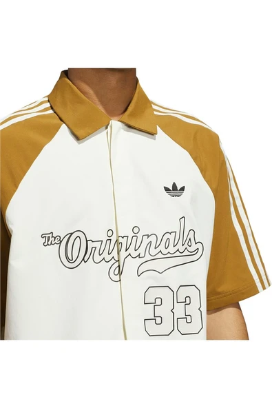 adidas Erkek  Bej  T-shirt Winter Shooter JM0513 - Resim 6