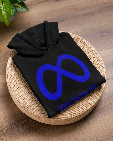 Yazılımcılara Özel Meta Baskılı, Unisex, Sıfır Yaka Regular Hoddie Kangru Sweat ürün görseli