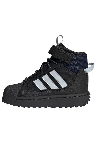 adidas Bebek  Siyah  Bot SUPERSTAR WINTER TREK I JQ0342 - Resim 11