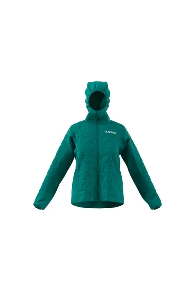 adidas Kadın  Yeşil  Mont W XPR LF HO JKT JL9806 - Resim 8