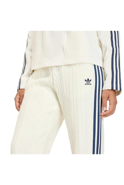 adidas  Kadın Beyaz  Eşofman Altı KNIT CLASSIC TP KS7801 - Resim 5