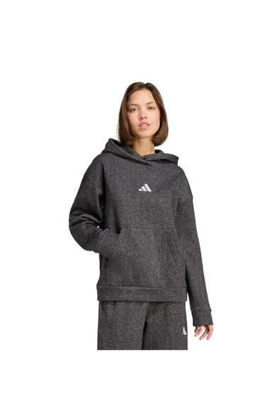 adidas Kadın  Siyah  Sweatshirt W ALL SZN HL HD JX4346 - Resim 2