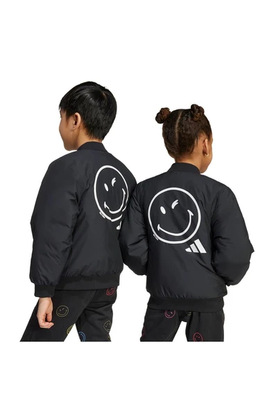 adidas  Çocuk  Siyah  Ceket LK SMI JACKET JL8839 - Resim 7