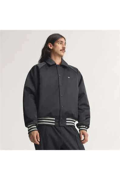 adidas Erkek  Siyah  Ceket BOMBER JKT JV7624 - Resim 8
