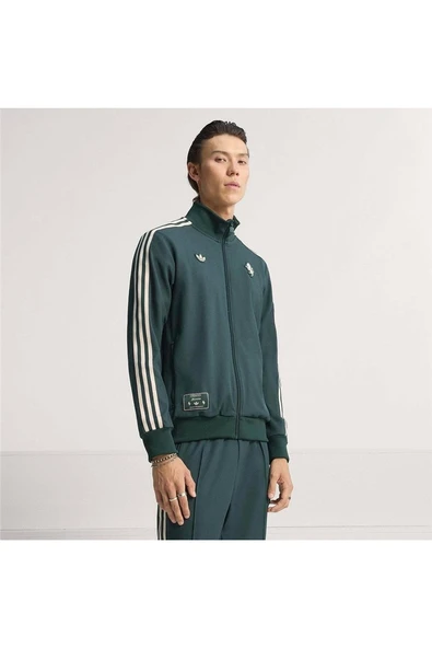 adidas  Erkek Yeşil  Ceket JUVE ICON TT JM9449 - Resim 7