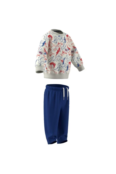 adidas  Bebek  Beyaz  Eşofman I ADRPT SET JN2233 - Resim 10