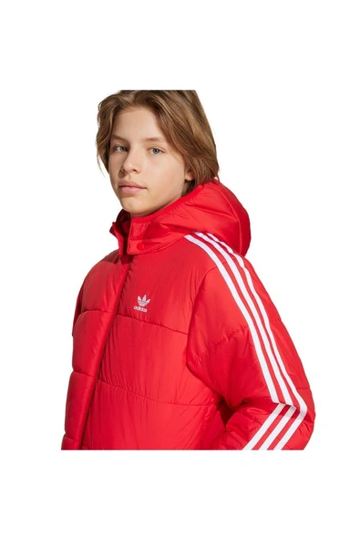 adidas Çocuk Kırmızı Mont PADDED JACKET JW1108 - 5