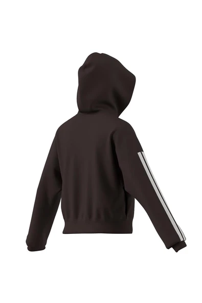 adidas Kadın  Kahverengi  Ceket W 3S FT FZ HD JY3137 - Resim 10