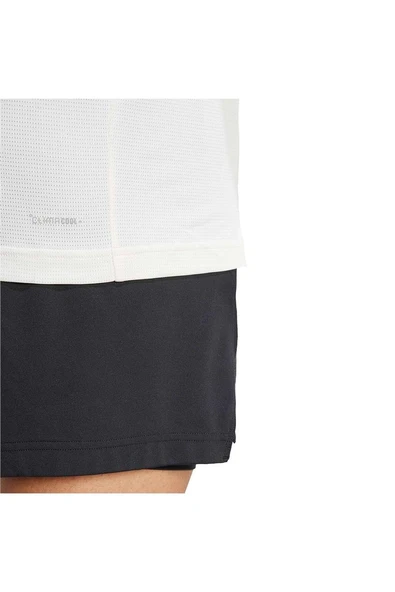 adidas Erkek  Beyaz  T-shirt AIRCHILL TEE JE5747 - Resim 6