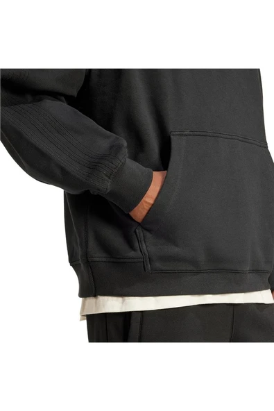 adidas Erkek  Siyah  Sweatshirt P ESS HD JC9572 - Resim 5