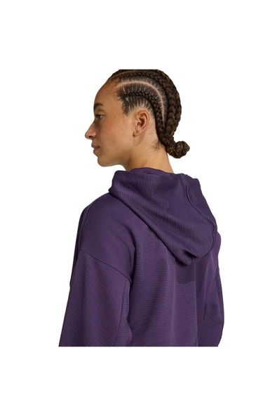 adidas Kadın  Mor  Sweatshirt MO COVER-UP JY2667 - Resim 6