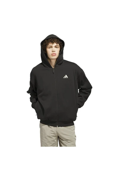 adidas Erkek  Siyah  Ceket ADIDAS FZ HOODY KB3064 - 3