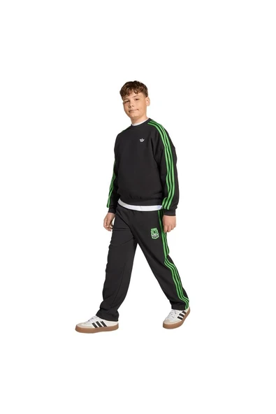 adidas  Çocuk  Siyah  Sweatshirt CREW JW7723 - Resim 4