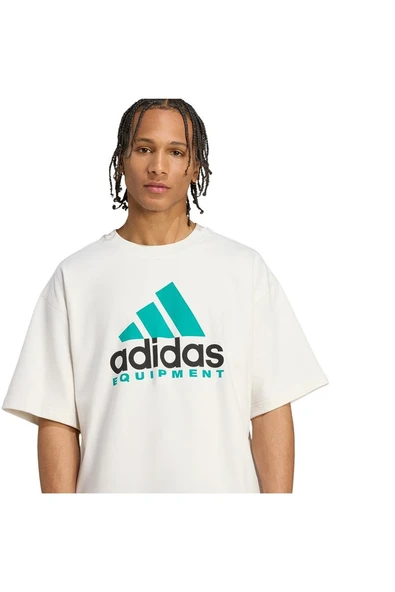 adidas  Erkek  Beyaz  T-shirt EQT TEE JW9129 - 5