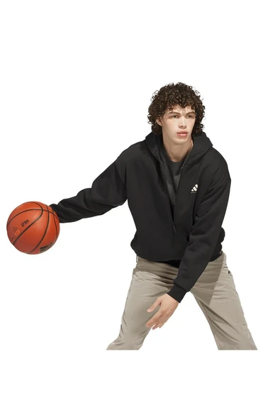 adidas Erkek  Siyah  Ceket ADIDAS FZ HOODY KB3064 - 5