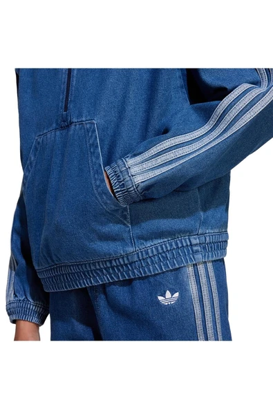 adidas Çocuk Mavi Ceket JACKET JC7878 - 6