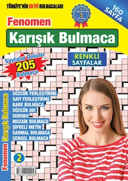 Fenomen Karışık Bulmaca 2 / Kolektif / Maxi Yayıncılık / 9786057400253 ürün görseli
