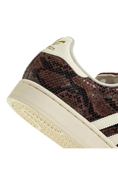adidas  Kadın Kahverengi  Sneaker SUPERSTAR II W JP8158 - Resim 9