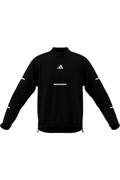 adidas Erkek  Siyah  Sweatshirt adi365 Crew M JP3845 - Resim 8