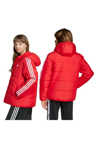 adidas  Çocuk Kırmızı  Mont PADDED JACKET JW1108 - 7