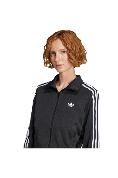 adidas Kadın  Siyah  Ceket FIREBIRD TT JY2613 - Resim 5