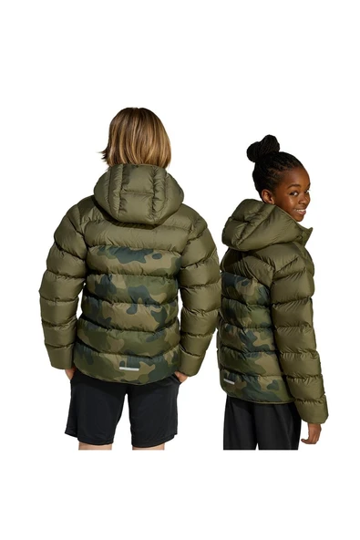 adidas  Çocuk Yeşil  Mont J SD AOP JKT JL7398 - Resim 7