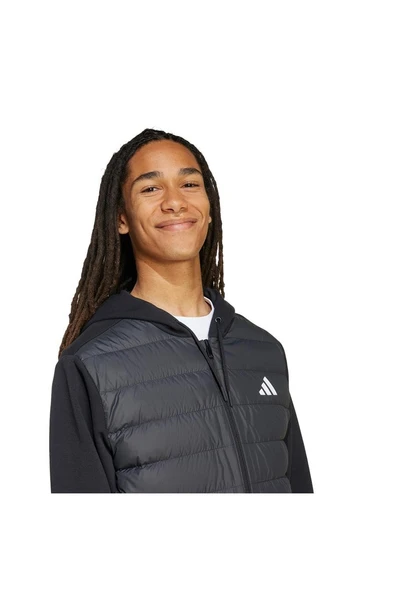 adidas Erkek  Siyah  Ceket ESS LD HYB HD J KA5251 - Resim 6