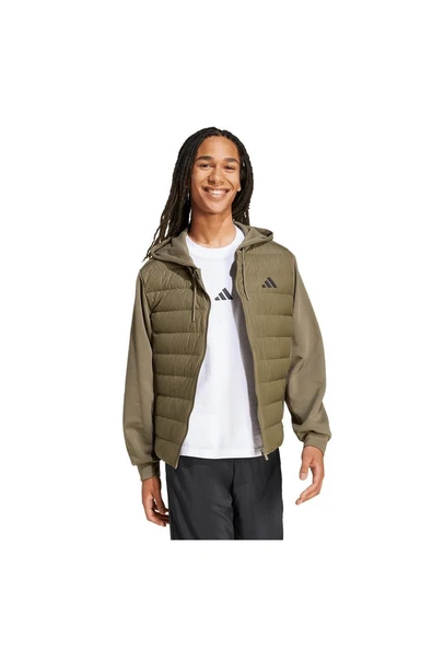 adidas  Erkek Yeşil  Ceket ESS LD HYB HD J KA5253 - Resim 4