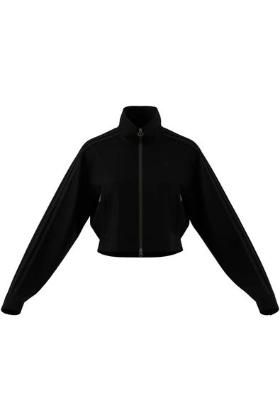 adidas Kadın  Siyah  Ceket FB CROP TT JW7267 - Resim 7