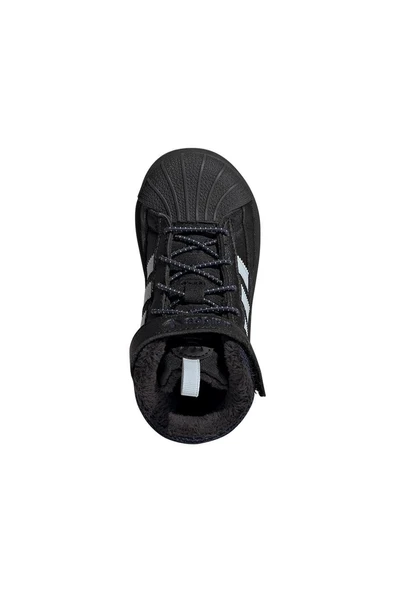 adidas Bebek  Siyah  Bot SUPERSTAR WINTER TREK I JQ0342 - Resim 3