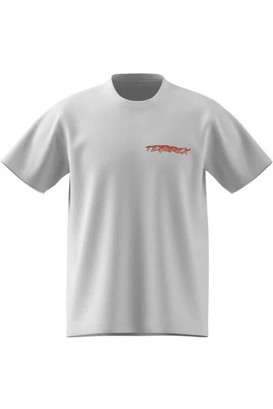 adidas Erkek  Beyaz  T-shirt U SNOW T JM6361 - Resim 9