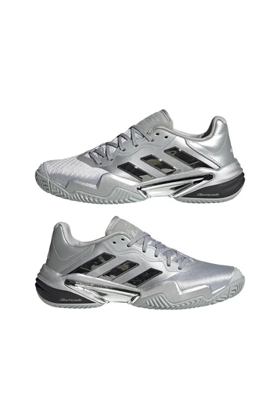 adidas  Erkek Gümüş  Tenis Ayakkabısı Barricade 13 M SE JP5379 - Resim 10